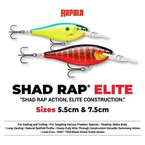 lure shadrap elite rapala