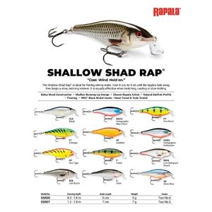 lure shadrap shallow rapala